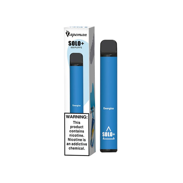 10mg Vapeman Solo+ Disposable Vape Pod 600 Puffs - Image 27