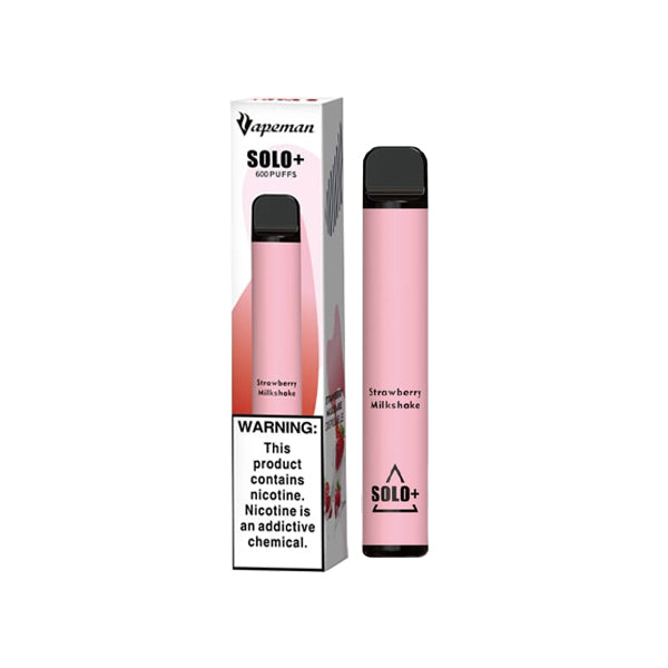 10mg Vapeman Solo+ Disposable Vape Pod 600 Puffs - Image 5