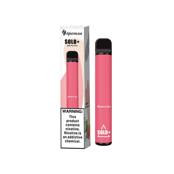 10mg Vapeman Solo+ Disposable Vape Pod 600 Puffs - Image 11