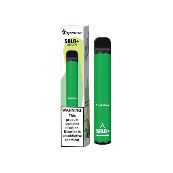 10mg Vapeman Solo+ Disposable Vape Pod 600 Puffs - Image 3
