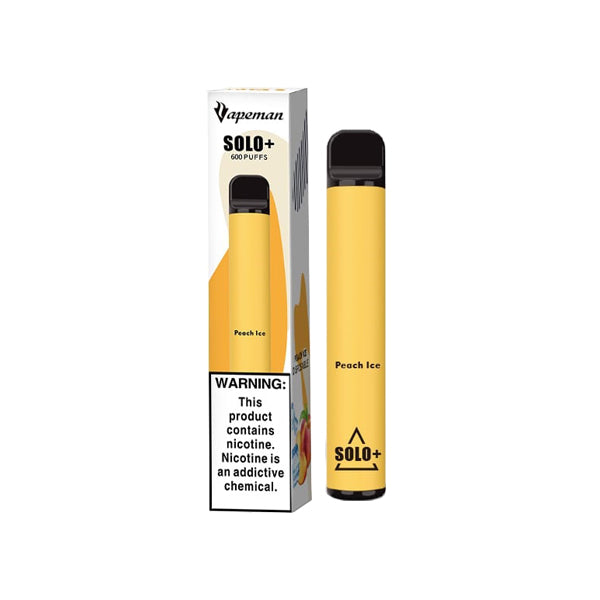 10mg Vapeman Solo+ Disposable Vape Pod 600 Puffs - Image 15